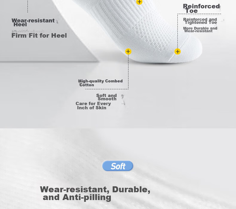Li-Ning Men's Socks (3 Pairs), Sports Socks, Basketball Socks, Running And Badminton Socks for Women, Breathable Cotton Socks 9