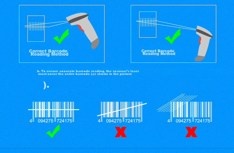 Newland NLS-HR22 Wired QR Code Scanner USB Interface Barcode Scanner for Supermarket Express WeChat Payment 11