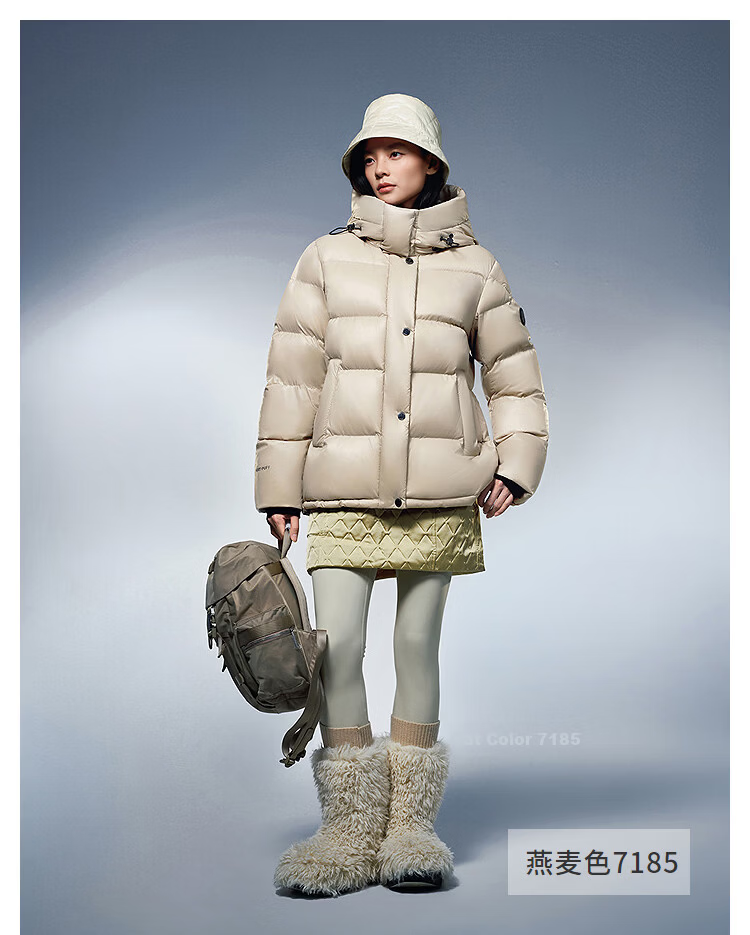 BOSIDENG Off-Season Women's Goose Down Puffer Jacket Thickened Fashionable Versatile Winter Coat Mall Hot Sale Same Style 23