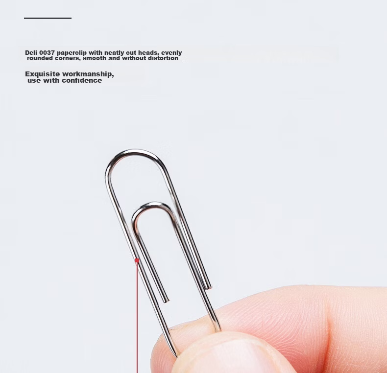 Deli 29mm Colorful Paper Clips/curly Paper Clips, 160 Pieces/tube, 3 Tubes, Office Stationery Supplies, Document Organization And Storage Supplies, 33096 11