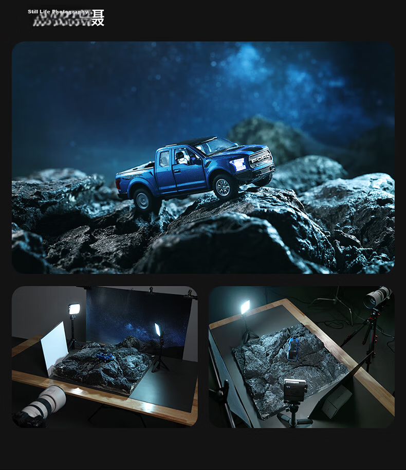 Ulanzi P40 40W Full-Color RGB Live Streaming Beauty Fill Light Portable Built-In Pocket Light Professional Lighting for Mobile Phones, Cameras, Film And Video, Indoor And Outdoor Photography Light 13
