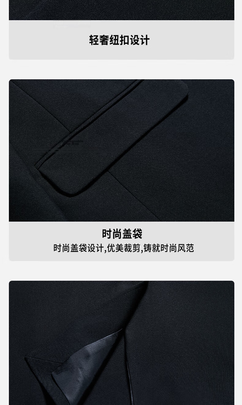Plus Size Men's Blazer Loose Slim Fit Stretch Professional Suit Jacket Black 7XL 7