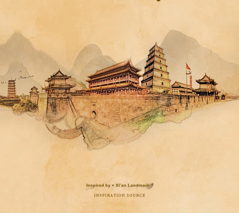 Xiaodiaojian Beijing Xi'an Travel Landmark Souvenir Metal Bookmark Stationery Forbidden City Museum Cultural Creative Bell Tower Drum Tower Chinese Style Teacher's Day Gift for Teachers and Students B 3