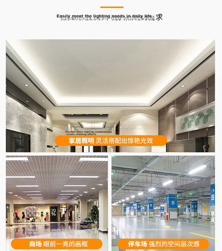 (FSL) T8 LED Tube Energy-Saving Daylight Double-Ended Linear Lamp 1.2m 18W White Light 6500K Pack of 25 8