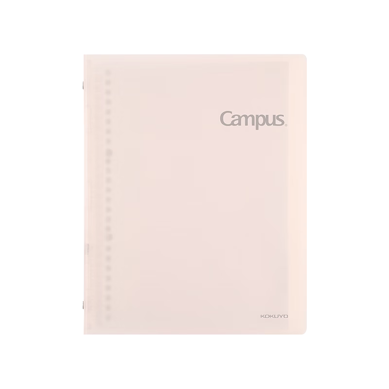 KOKUYO B5/40 Sheets/8mm Ruled Single Campus Series Quick-Open Loose-Leaf Notebook Pink WCN-CBN144P