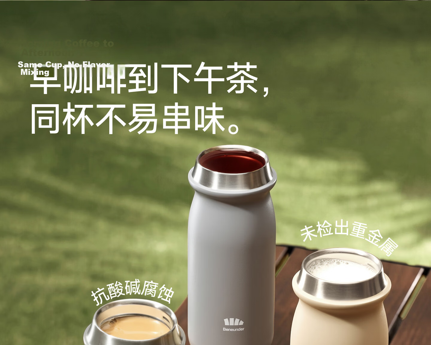 BENEUNDER Large Capacity Insulated Stainless Steel Coffee Water Bottle LC012 Birthday Gift 12