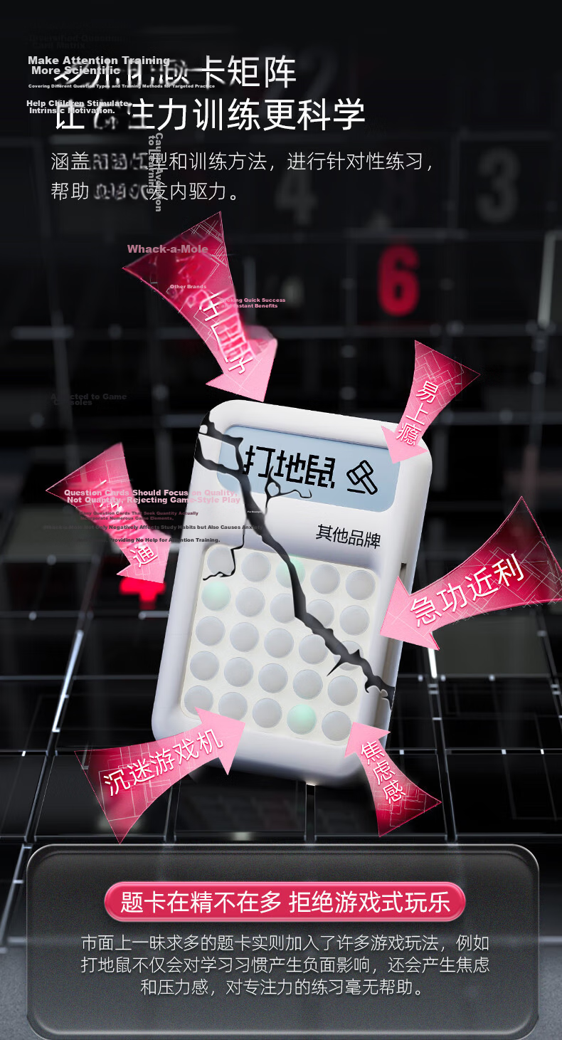 Science Can Schulte Grid Game Educational Toy for Children Ages 5-12 Focus and Attention Training Birthday Gift 6