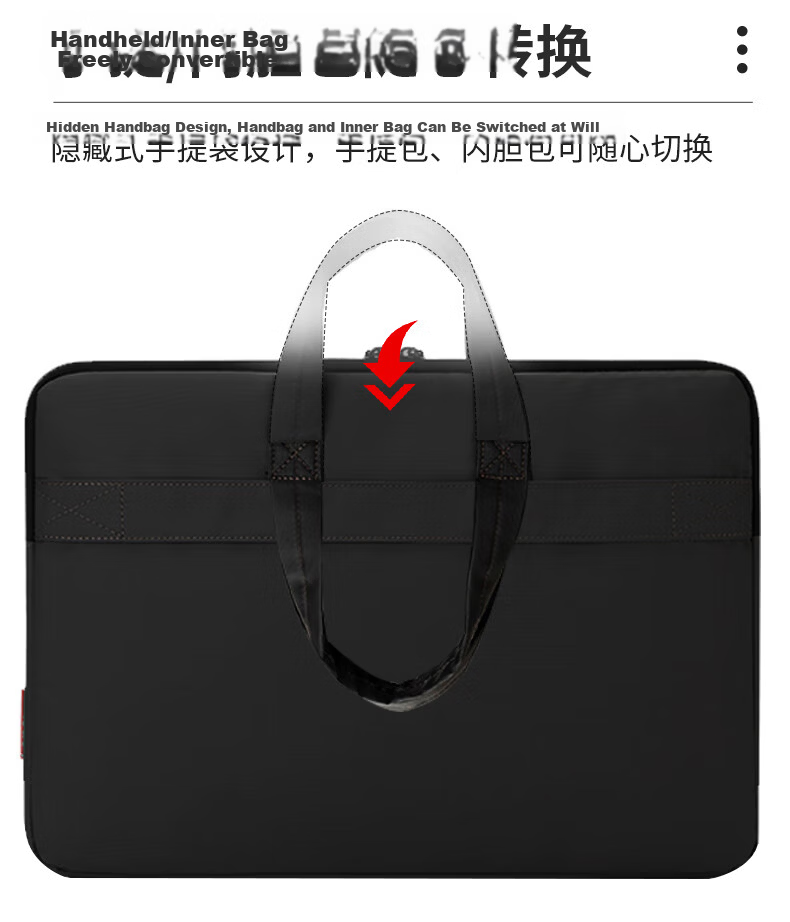 Lenovo Laptop Bag Handbag Suitable for 15-16 Inch Sleeve, Lenovo Xiaoxin Pro16/Thinkbook16+ Laptop B11 16 Inch 12