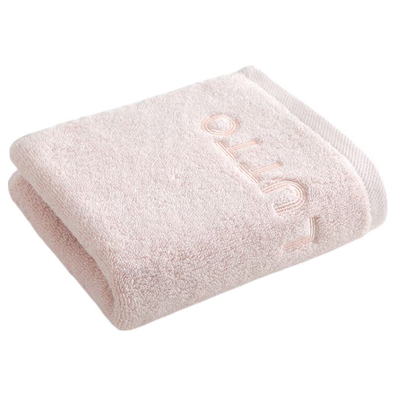 Grace Class A Xinjiang Pure Cotton Towel, 120g Thickened, Lint-Free, for Bathing And Face Washing, Pure Cotton Sports Towel, Absorbent Pink