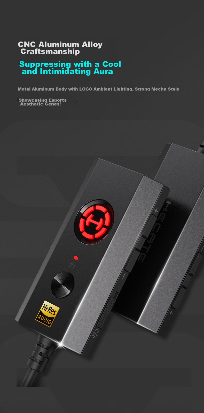 EDIFIER HECATE GS04 USB to 3.5mm External 7.1 Gaming Sound Card Headphone Audio Adapter for Desktop Laptop PS4/5 with Headphone Microphone Speaker Support 11