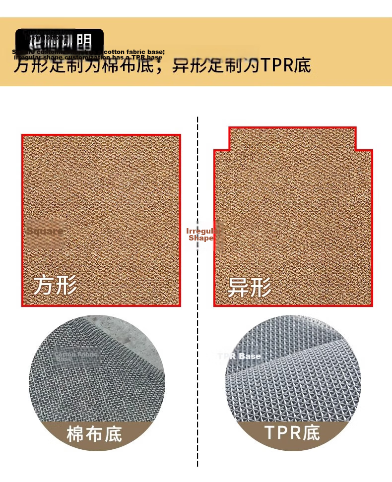 BULULOM Entrance Door Mat Sisal Imitation Carpet Door Mat Foot Mat Camel Yellow - Sisal Imitation - Cotton Back 50*80cm 17