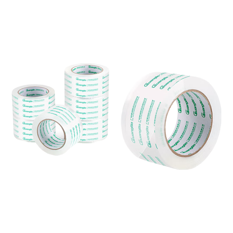 GuangBo Windproof High Transparency Tape Wide Tape 60mm x 100y x 50μm 91.4m/roll Sealing Packing Tape High Quality Strong Adhesive Windproof Office Stationery FX-63