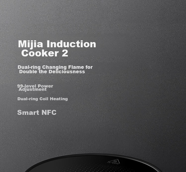Mijia Xiaomi Ceramic Induction Cooker S1, Multi-Functional for Brewing Tea And Cooking, Compatible with All Pots, 2200W High Power, Quiet Operation, Low Radiation, Tea Brewing around The Cooker, Round Shape 3