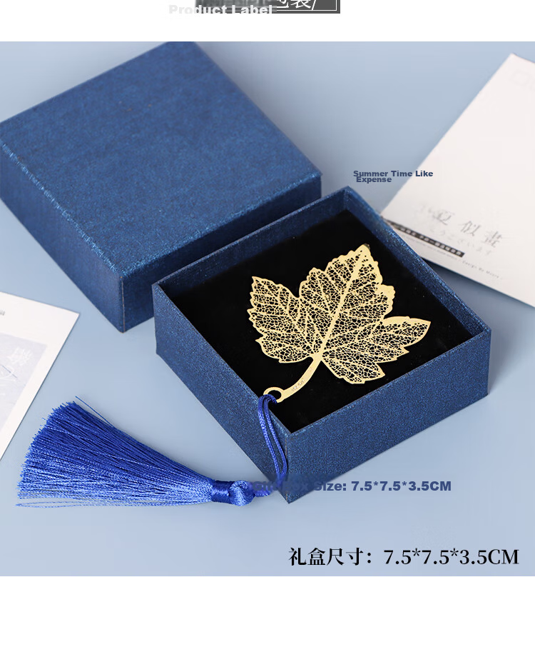 TaTanice Brass Bookmark, Chinese Style Metal Graduation Season Gift, Back-To Graduation Qixi Birthday Gift, Companion Gift for Classmates And Teachers, Wutong - Single Piece 5