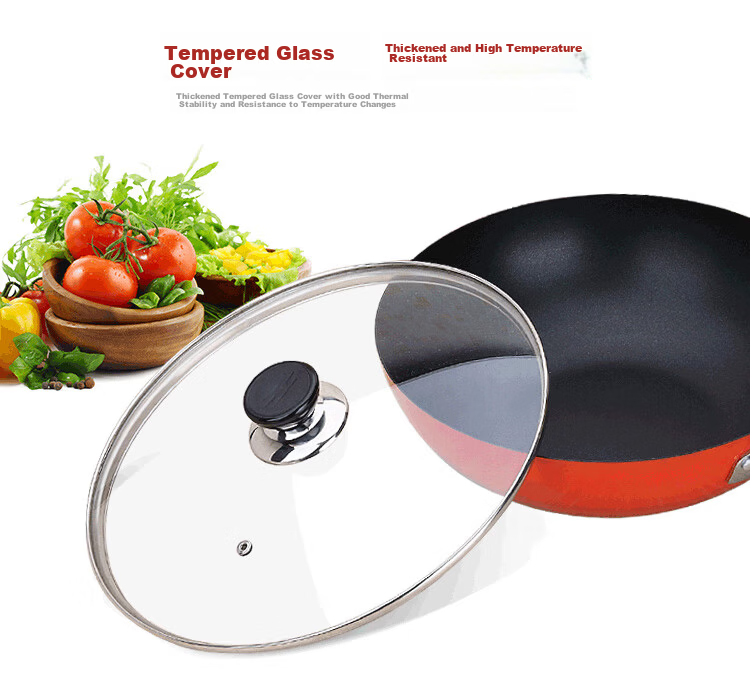 MAXCOOK Glass Soup Pot Lid, 304 Stainless Steel Rimmed Frying Pan Lid, Steamer Lid, 20cm MCPJ9593 10