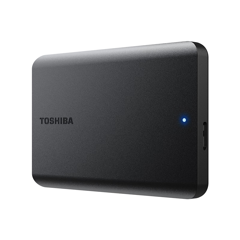 TOSHIBA 4TB Portable External Hard Drive Mechanical New Black A5 USB 3.2 Gen 1 Large Capacity Compatible with Mac Data Storage Slim and Portable