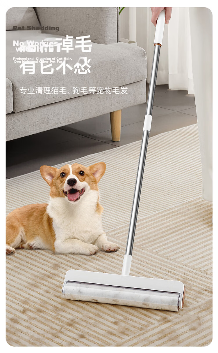 MARYYA Lint Roller with Felt Pad, Clothes And Cat Hair Remover, Long Handle Lint Remover, 24cm with 420 Sheets 11