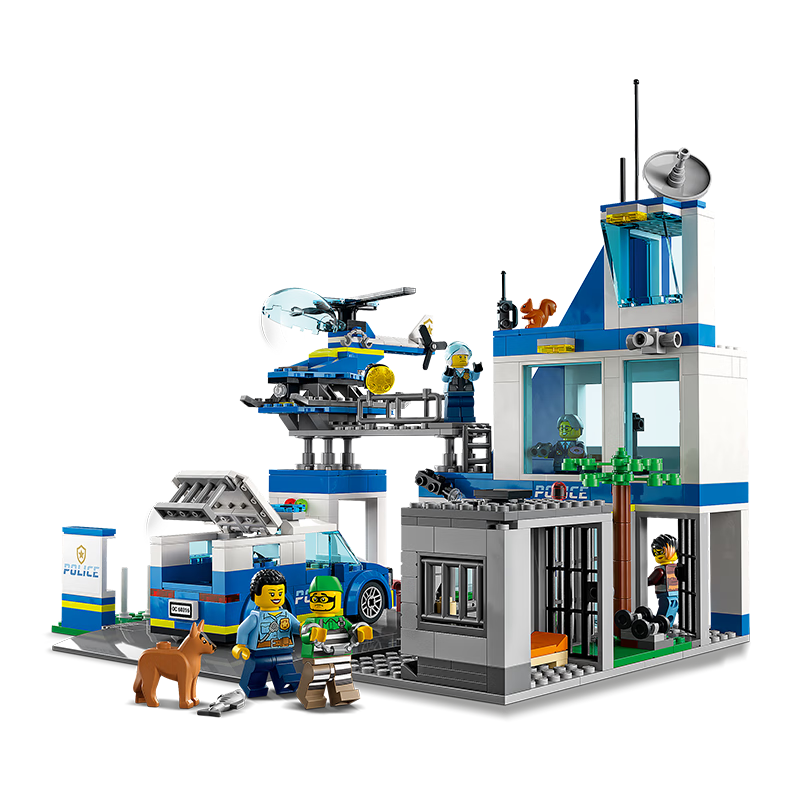 LEGO City Building Blocks 60316 Modern Police Station Kids Boys Girls Toy Birthday Gift