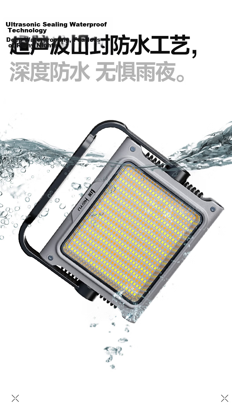 LEM Rechargeable Camping Light Long-lasting Super Bright Emergency Floodlight for Night Market and Construction Site 19