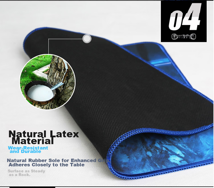 Lingshe Mouse Pad, 320*240*3mm Medium Size, Thickened, for Gaming And Office Use, Computer Desk Mat, Precision Edge Locking, Washable, LS-07 Barrier Gree 7
