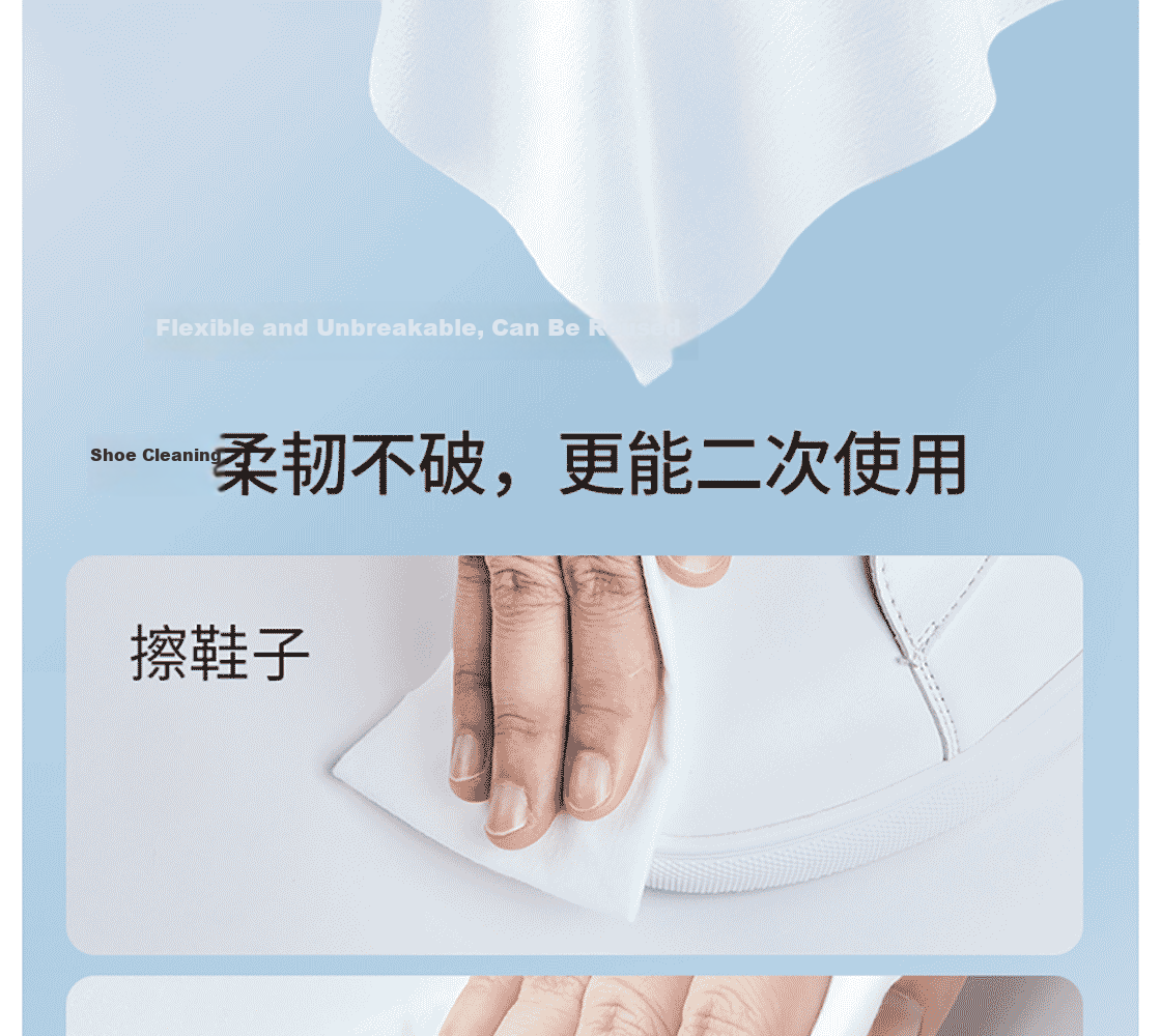 MINISO Disposable Face Towels, Soft Cotton Wipes, Wet And Dry Use Facial Cleansing Wipes, Pure Cotton, 120 Sheets * 3 Packs 11
