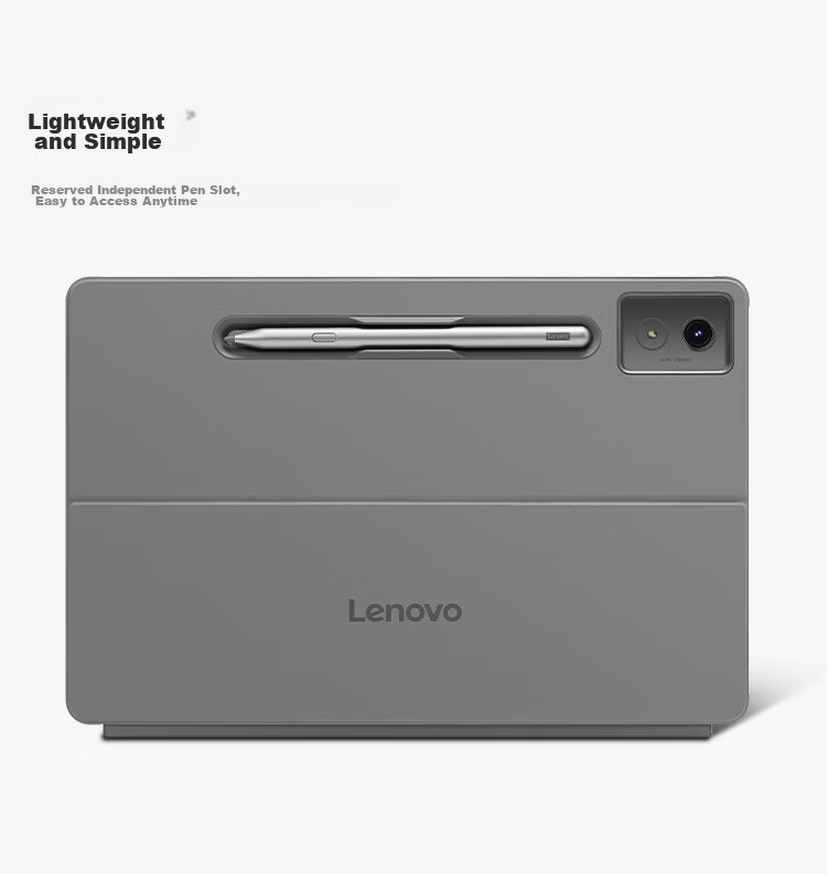 Lenovo Xiaoxin Tablet Pro GT Magnetic Keyboard and Stand Magnetic Pairing Smart Wake and Sleep Detachable Design Multi-Combination Shortcut Keys Breeze Gray 9