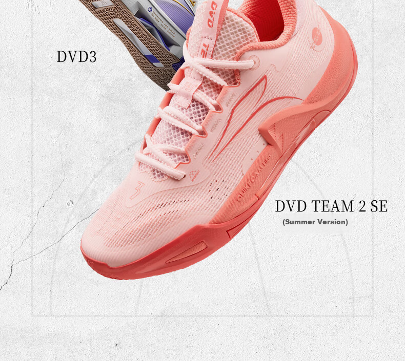 361° DVD Team2 Basketball Shoes Dinwiddie Summer Practical Wear-Resistant Cushioning Breathable Sports Shoes 672511120-1 4