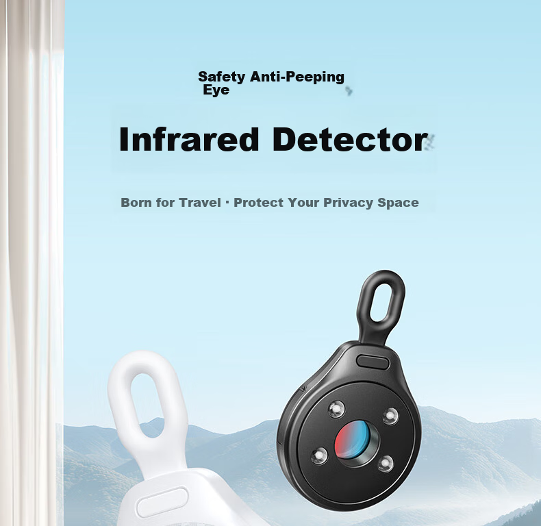 UGREEN Hotel Camera Detector Anti-Spy Infrared Scanner Rechargeable Portable for Hotel Guesthouse Black 3