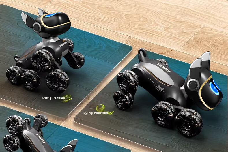 SODEEP Robot Dog Children's Toy for Boys Aged 3-6 Birthday Gift Intelligent Programming AI Robot Remote Control Car 10