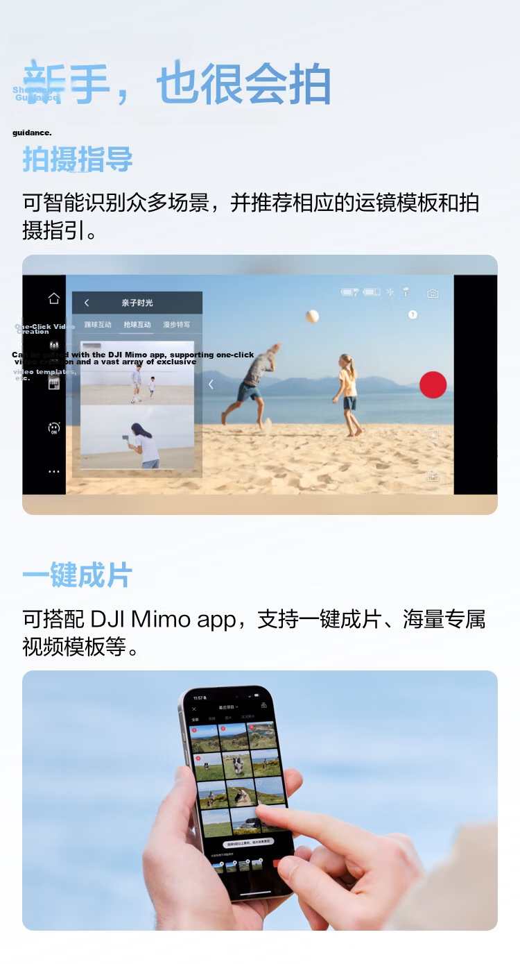 DJI Osmo Mobile 7 Lightweight Gimbal Smartphone Stabilizer OM7 Smart Tracking Selfie Stick Live Streaming Vlog Filming Tool 10