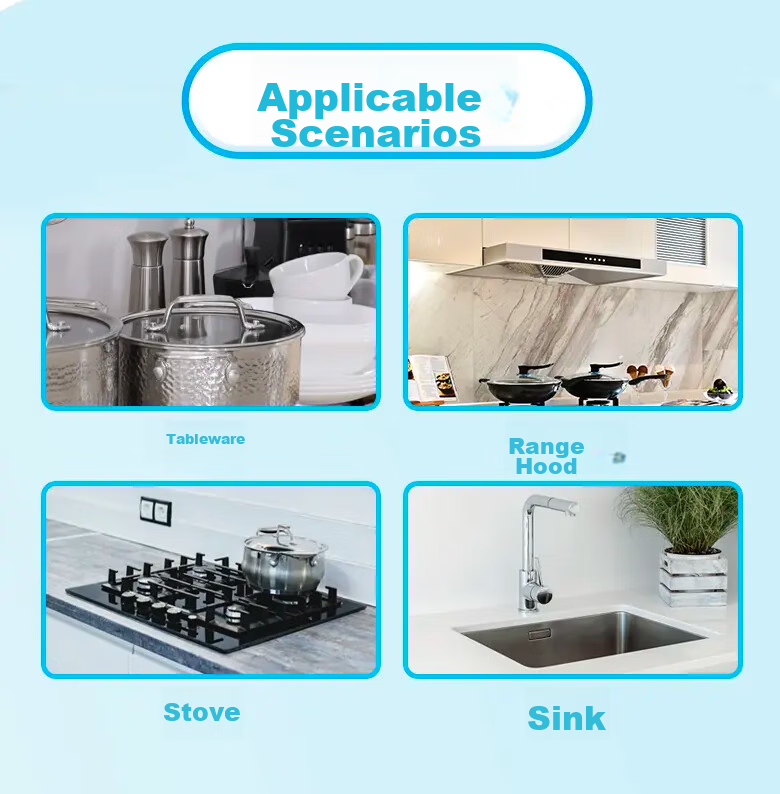 Miaojie Melamine Magic Eraser 20pcs Food-Safe Sponge Blocks Oil and Tea Stain Remover Kitchen Cleaning Shoe Cleaning Tool 9