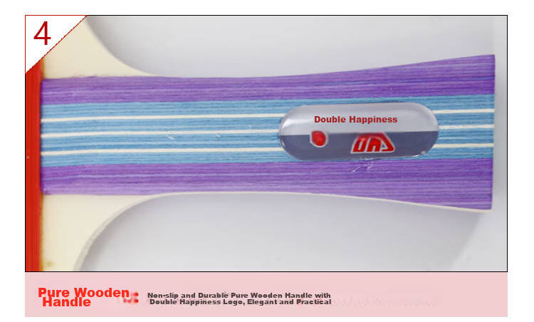 DHS Ma Long Table Tennis Racket Straight Handle Gift Box Set Kuangbiao Long National Champion Equipment Kuangbiao Long Double-Sided Reverse Rubber with Racket Case 7