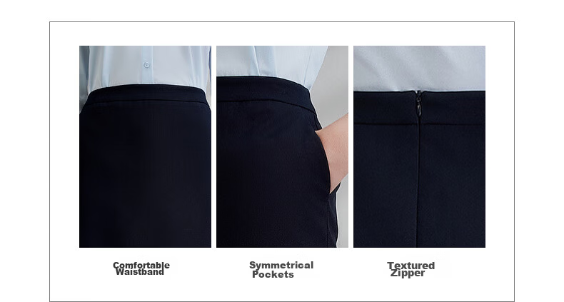 G2000 Easy-Care Pencil Skirt Women's Spring Summer Comfortable Business Office Skirt 6