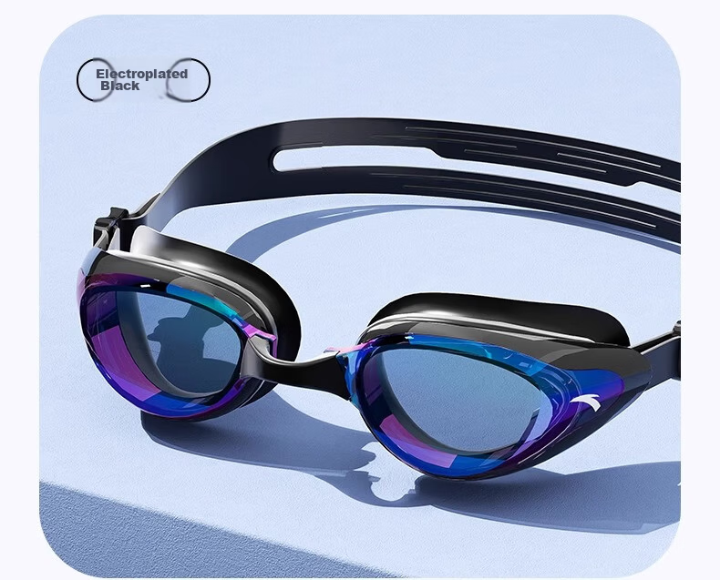 ANTA Swimming Goggles with Prescription Lenses, Waterproof Anti-Fog High-Definition Professional Swim Glasses And Cap Set for Men And Wome 14