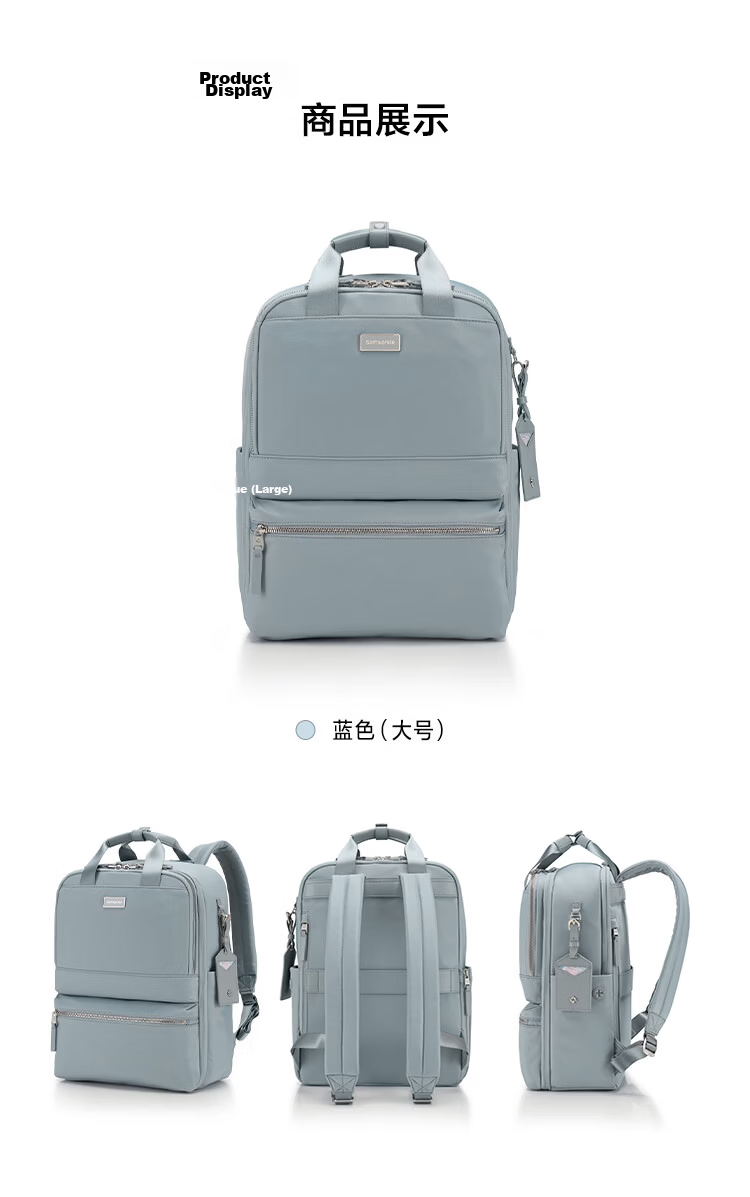 Samsonite Women's Backpack Business Commuter School Bag New Large Capacity NO0 Blue Back to School Gift 18
