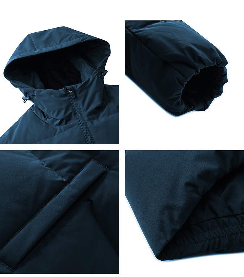 ANTA Bread Down Jacket | Short Hooded Down Coat Men Winter New Duck Down Warm Puffer Water-Repellent Jacket 23