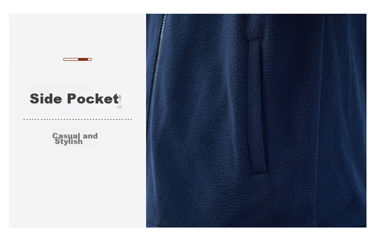JEEP SPIRIT Men's Jacket, Zip-Up Sweatshirt, Men's Clothing for Autumn, Casual Loose Trendy Fleece Top for Me 8