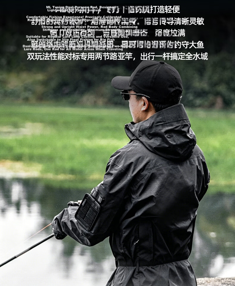 GW Fishing Rod, Versatile Lure Rod, 1.8 Meters, Tianzun Left-Handed Water Drop Reel, Lure Set, Gun Handle, Lure Rod, Fishing Pole, Fishing Tackle 6