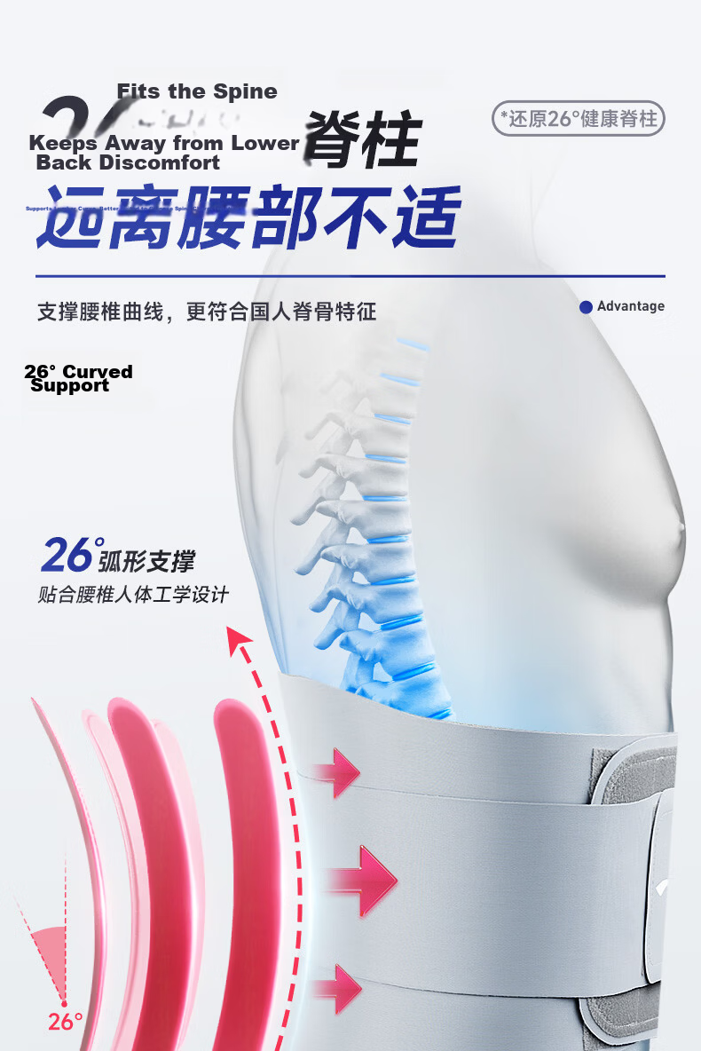 Li-Ning Back Support Belt for Summer, Lumbar Disc Herniation, Muscle Strain, Sports, Prolonged Sitting, Waist Support, Spine Brace for Men And Women, Fitness-Specific 14