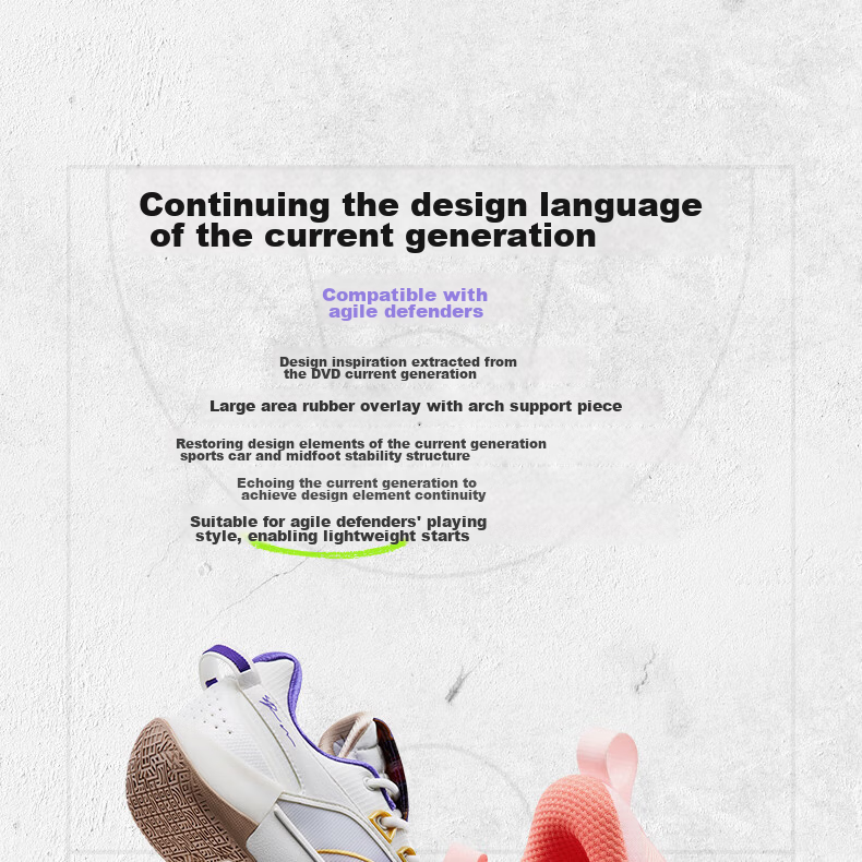 361° DVD Team2 Basketball Shoes Dinwiddie Summer Practical Wear-Resistant Cushioning Breathable Sports Shoes 672511120-1 3