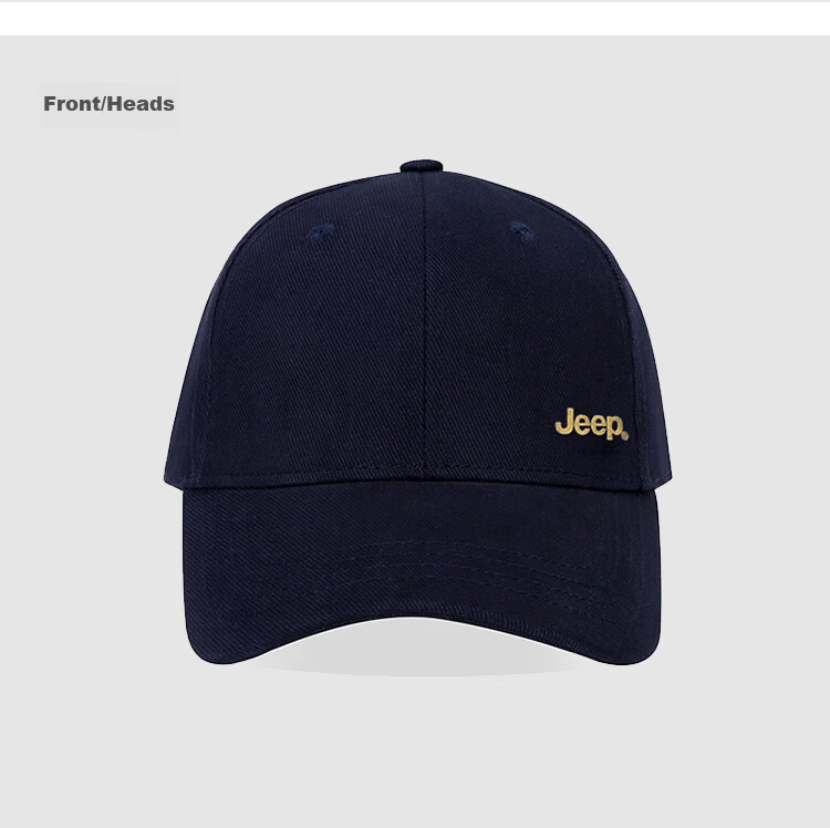 JEEP Men's Baseball Cap Autumn Pure Cotton Outdoor Trendy Sun Protection Visor Hat Unisex Black 14