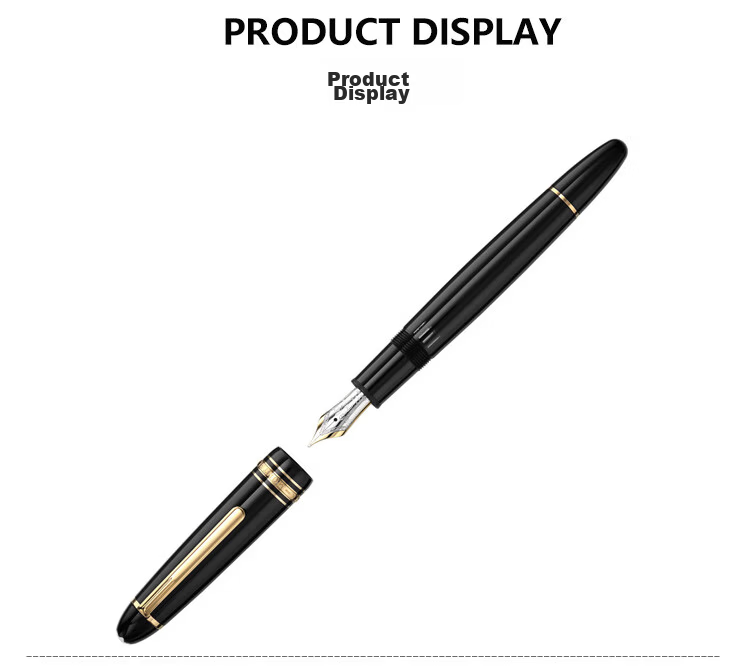 MONTBLANC Meisterstück 146 Platinum-Plated Fountain Pen F Nib 2850/132442 [Gift] 4