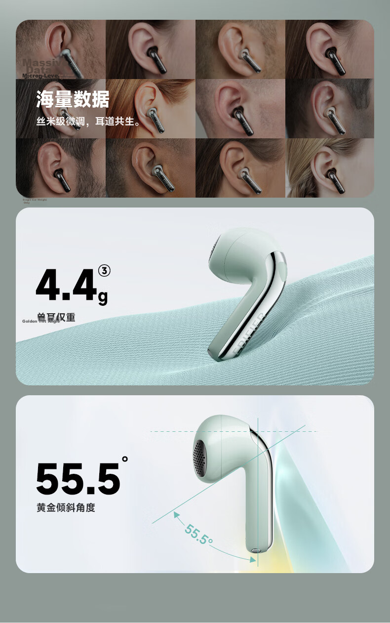 EDIFIER Lolli ANC Semi In-Ear Noise-Cancelling Bluetooth Headphones, Translation Earphones, Translation Device, Compatible with Apple, Huawei, Xiaomi, OPPO Phones, Starry Black, Graduation Gift 7
