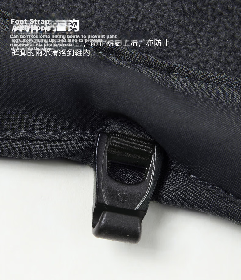 Toread [Six-Panel Plus Fleece with Membrane] Men's Softshell Pants Spring Outdoor Sports Warm Windproof Hiking Trousers 5