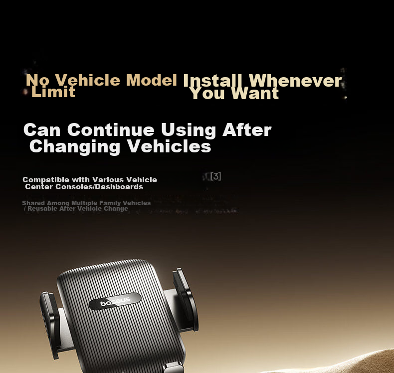 BASEUS Car Phone Holder Vacuum Suction Cup Dashboard Mount Universal Car Navigation Stand 2026 New Model 25