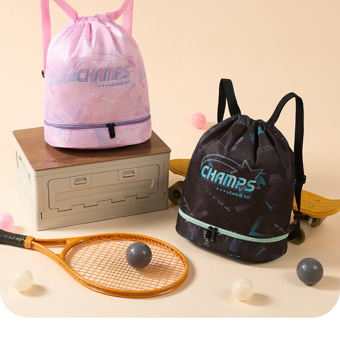 361° Youth Swimming Bag, Dry And Wet Separation Waterproof Storage Bag, Large Capacity Backpack for Boys, Specialized Bag for Childre 17