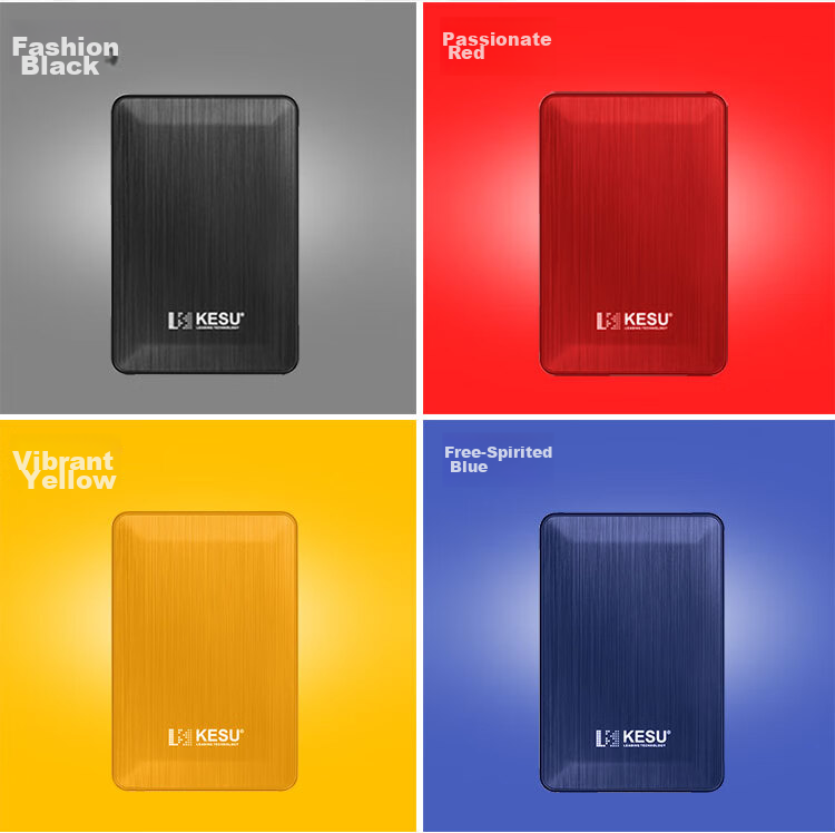 KESU 1TB Portable Hard Drive with Security Encryption, USB3.0, for Laptop And Phone Connection, Mechanical Hard Drive, 2.5-Inch, External Home Storage And Office Use 1