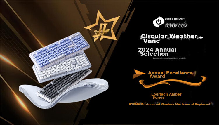 Logitech ALTO KEYS K98M Amber Series AI Customizable Wireless Mechanical Keyboard with Hot-Swappable Marble Switches, White, 98 Keys 1