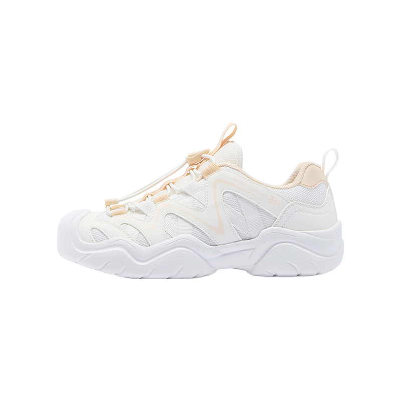 361° Kids Sports Shoes 2026 Spring Boys and Girls Lightweight Rebound Outdoor Casual Running Shoes White Size 38