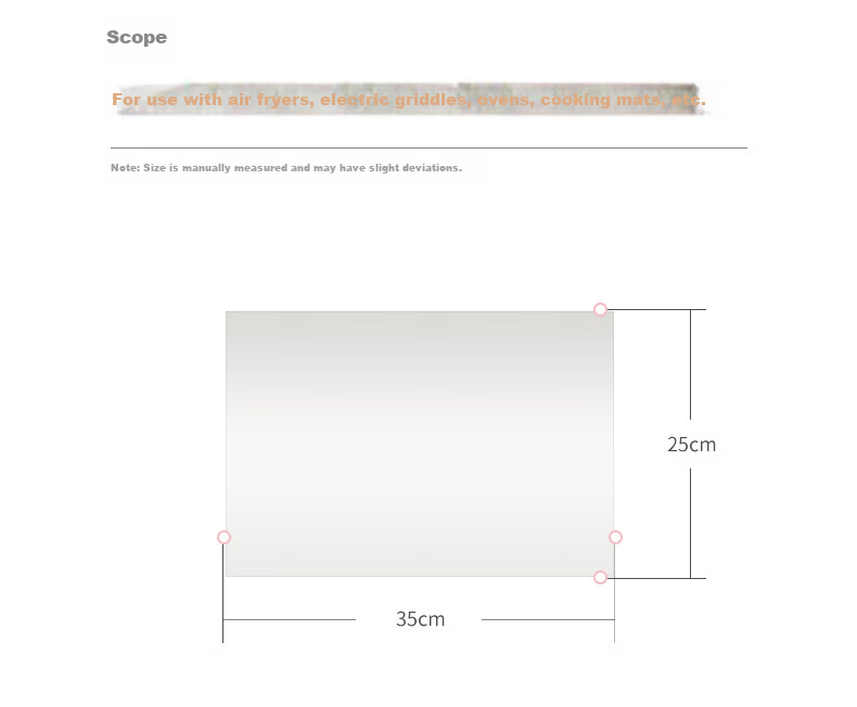 Jekero Oven Baking Paper, Silicone Oil Paper, Meat Roasting Paper, Greaseproof Paper, Baking Tray Paper, 35*25cm, 100 Sheets, Wood Color 16